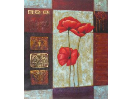 Obraz - Rozkvetlé vlčí máky (Rozměr 50 cm x 40 cm)