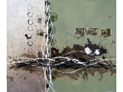 Obraz - Bílé linky (Rozměr 40 cm x 50 cm)
