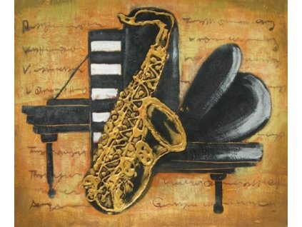 Obraz - Hudební nástroje (Rozměr 40 cm x 50 cm)