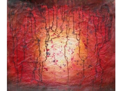 Obraz - Rudý déšť (Rozměr 40 cm x 50 cm)