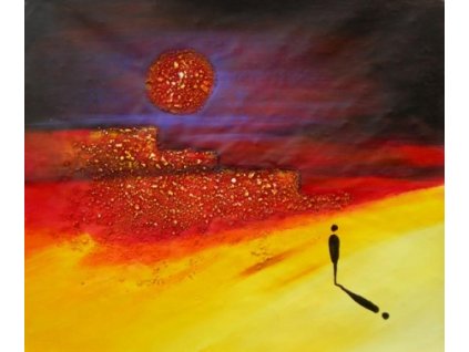 Obraz - Cesta po měsící (Rozměr 40 cm x 50 cm)