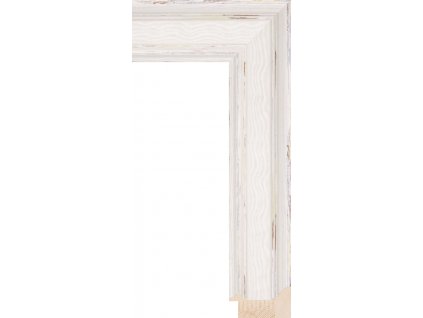 Rám - Brimfield White II. (Rozměr 30 x 40 cm)