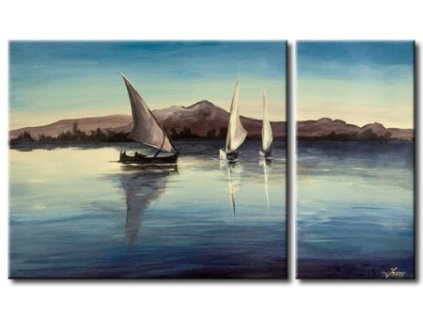 Vícedílné obrazy - Plachetnice (Rozměr 70 x 60 cm)