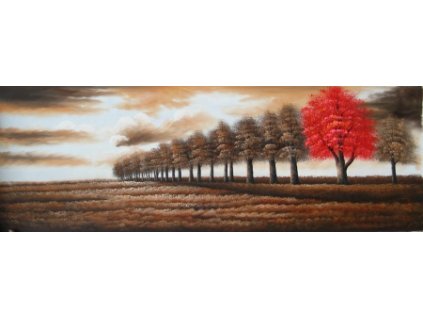 Obraz - Stromořadí (Rozměr 50 cm x 150 cm)