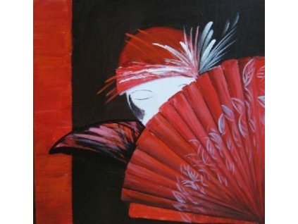 Obraz - Tajemství I. (Rozměr 100 cm x 100 cm)