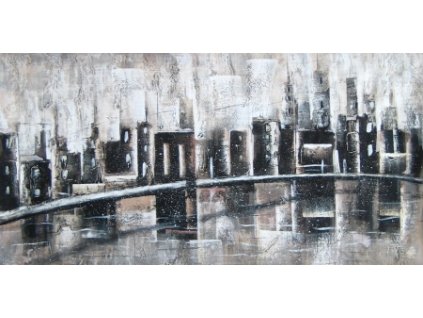 Obraz - Ruch města (Rozměr 60 cm x 120 cm)
