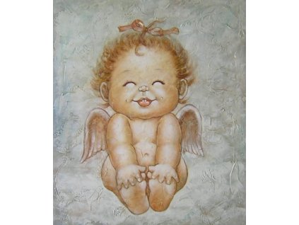 Obraz - Andělíček (Rozměr 50 cm x 40 cm)