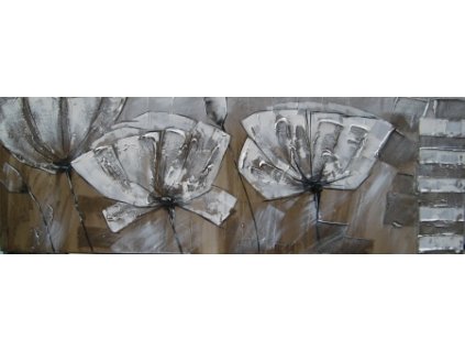 Moderní květy II. (Rozměr 50 x 150 cm)