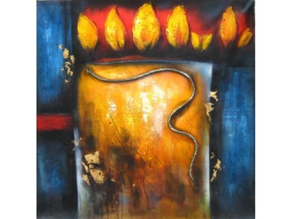 Obraz - Svícen (Rozměr 100 cm x 100 cm)