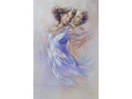 Obraz - Zamilovaní (Rozměr 90 cm x 60 cm)
