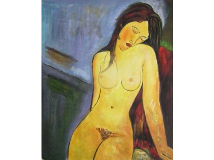 Obraz - Nahá (Rozměr 60 cm x 50 cm)