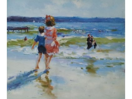 Obraz - Hry u moře (Rozměr 50 cm x 60 cm)