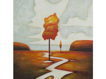 NPN1021 obraz cesta k podzimu