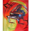 Obraz - Barevný klavír (Rozměr 50 cm x 40 cm)
