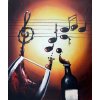 Obraz - Hudba, víno, zpěv (Rozměr 50 cm x 40 cm)