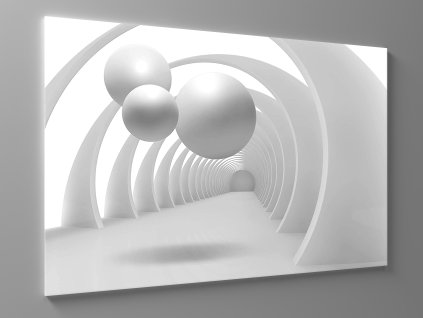 3D obraz prostorový tunel 1