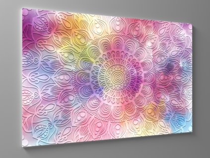 Obraz pozitivní pastelová mandala 1