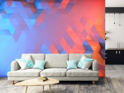 3D TAPETA POLYGONY 1