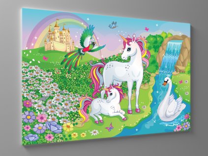 Dětský obrázek jednorožec unicorn 1
