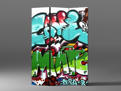 Dětský paraván graffiti 1
