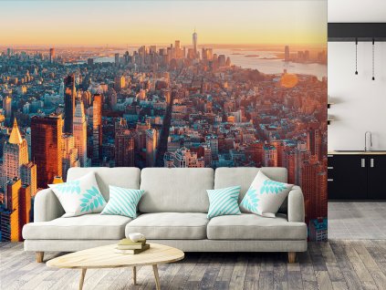 Tapeta New York v západu slunce 1