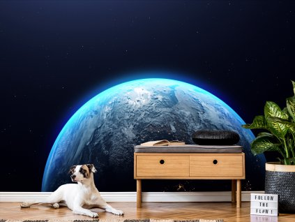Tapeta planeta země ve vesmíru 1