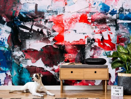 TAPETA STARÁ GRAFFITI ZEĎ 1