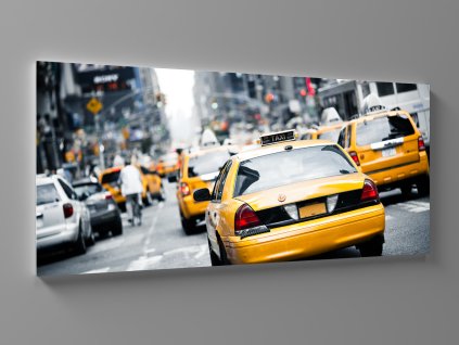 XXL Obraz new yorkské žluté taxi 1
