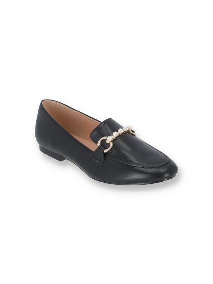 ČIERNE MOKASÍNY LEI24BLACK 2