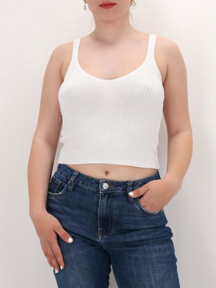 BIELY CROP TOP 200042