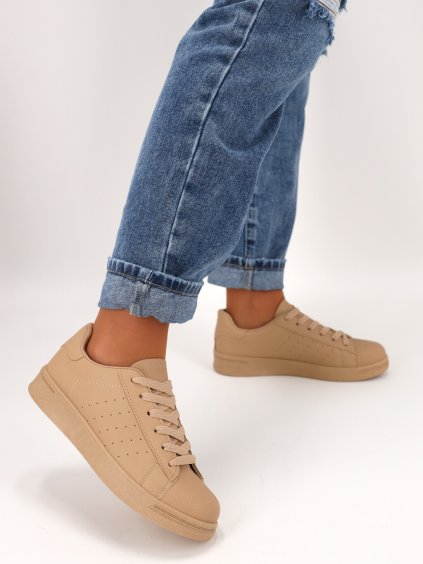 hnede damske tenisky superstar BL260 KHAKI 4