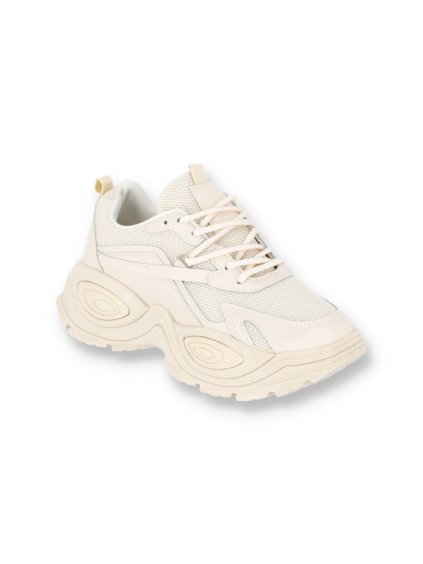 bezove damske tenisky LA182BEIGE 2