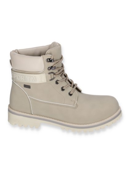 bezove damske workery na platforme 203001 BEIGE 1