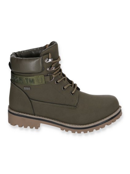 Zelene damske snurovacie workery zateplene 203001 A.GREEN 1