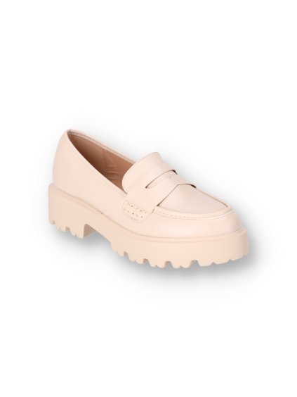 mokasiny na platforme bezove YDF1beige 2