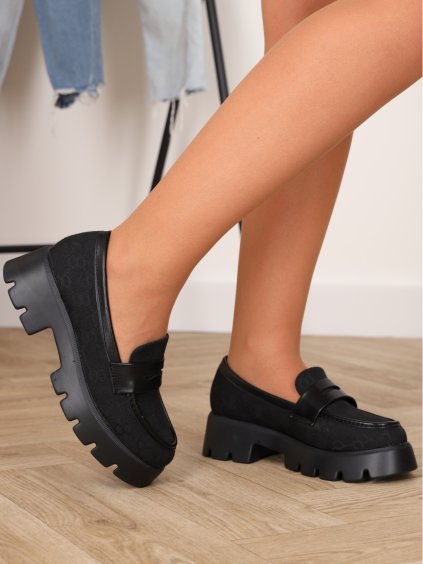 cierne mokasinky YDF41black 6