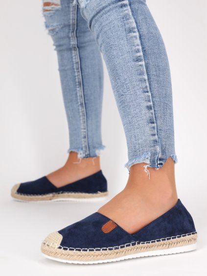 semisove espadrilky modre JEY2BLUEŇ 6