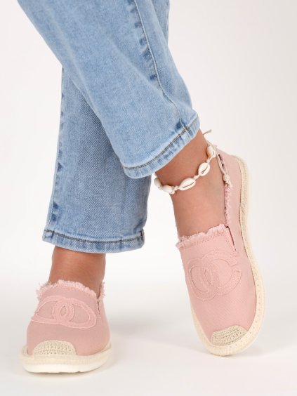 ruzove damske espadrilky latkove slip on NB273PINK 6