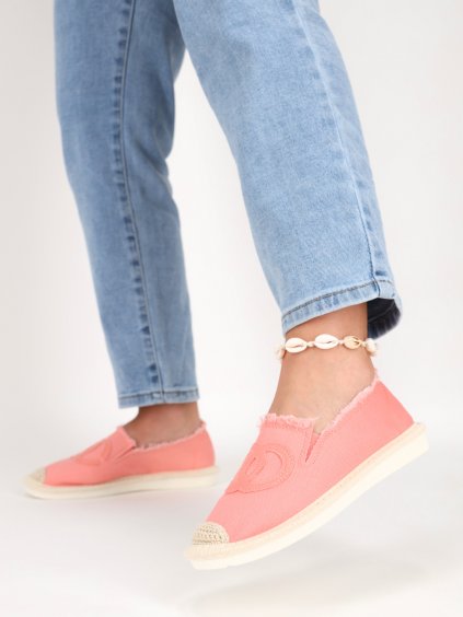 damske ruzove espadrilky latkove slip on NB273CORAL 6