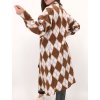 predlzeny kockovy kabat hnedy 200004 3 3