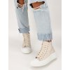 bezove damske tenisky clenkove PC16 BEIGE 3
