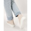bezove damske tenisky clenkove PC16 BEIGE 5
