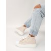 bezove damske tenisky clenkove PC16 BEIGE 2