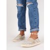 bezove damske espadrilky so vzorom NB358BEIGE 2