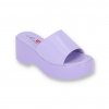 fialove gumene slapky na platforme YES7691PURPLE 2