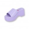 fialove gumene slapky na platforme YES7691PURPLE 4