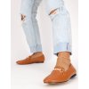 hnede damske mokasiny LEI24CAMEL 7