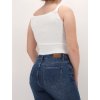 BÍLÝ CROP TOP 200042