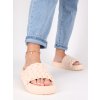 prepletane slapky na platforme bezove SS126BEIGE 4