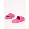prepletane slapky na platforme cyklamenove SS126FUSH 2
